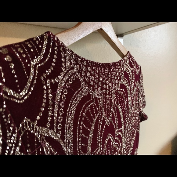 🍯 Vintage Detailed Sparkling Dress - Picture 3 of 4